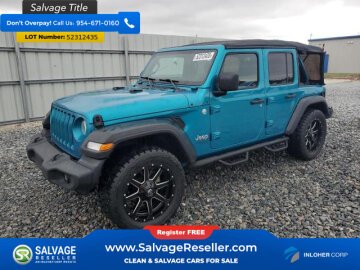 New 2020 Jeep Wrangler 4WD Unlimited Sport