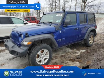 New 2020 Jeep Wrangler 4WD Unlimited Sport