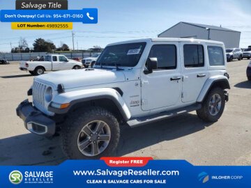 2020 Jeep Wrangler 4WD Unlimited Sahara