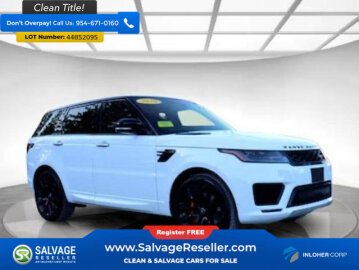 2020 Land Rover Range Rover Sport HST