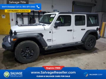 New 2021 Jeep Wrangler 4WD Unlimited Sport