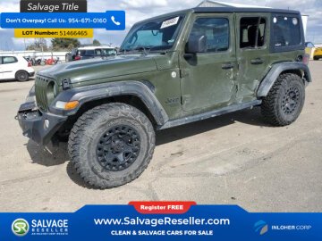 New 2021 Jeep Wrangler 4WD Unlimited Sport