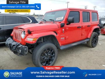 2021 Jeep Wrangler 4WD Unlimited Sahara 4xe