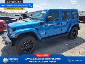 2021 Jeep Wrangler 4WD Unlimited Sahara 4xe