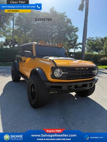 New 2022 Ford Bronco 4-Door