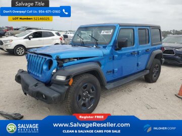 New 2022 Jeep Wrangler 4WD Unlimited Sport
