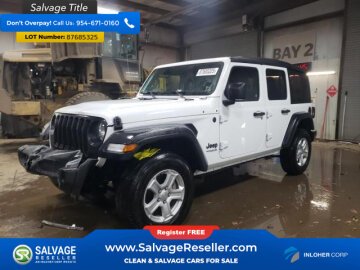 New 2022 Jeep Wrangler 4WD Unlimited Sport