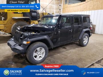 2022 Jeep Wrangler 4WD Unlimited Sport