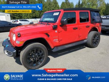 2022 Jeep Wrangler 4WD Unlimited Sahara 4xe