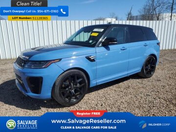 New 2022 Land Rover Range Rover Sport SVR