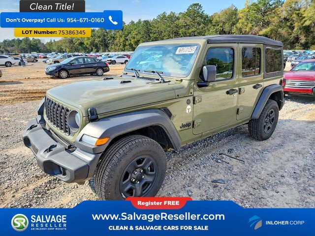 2025 Jeep Wrangler 4WD Unlimited Sport