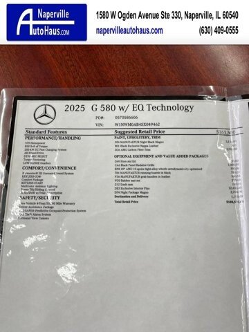 2025 Mercedes-Benz G580