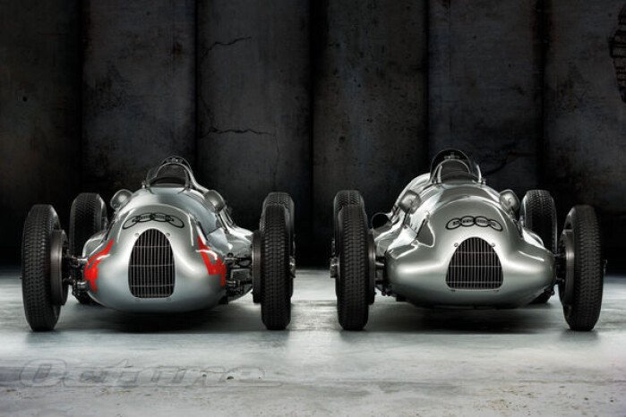 1938-39 Auto Union Type D Race Cars
