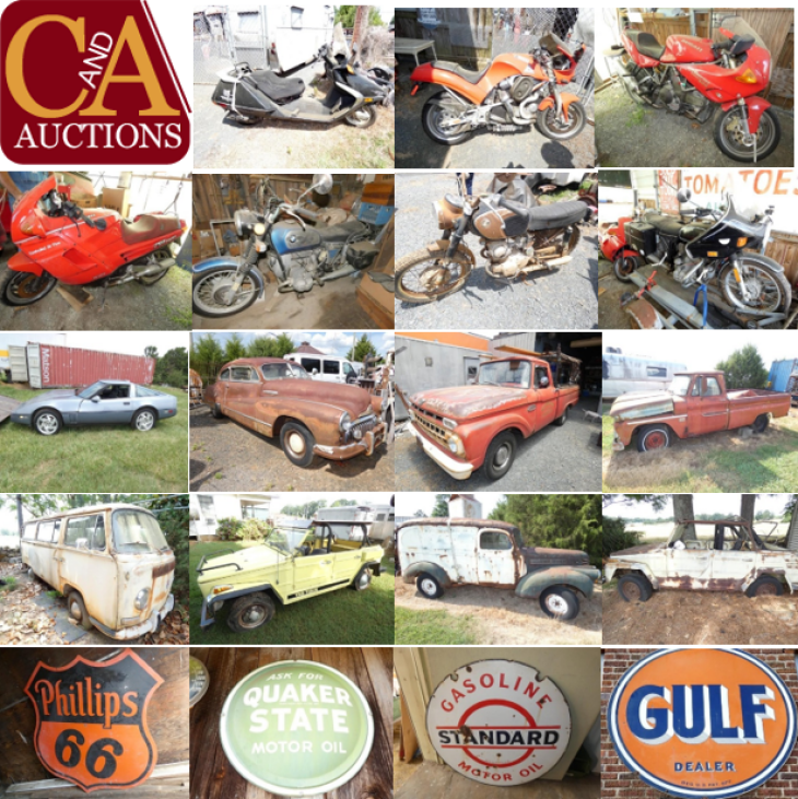 Three Day Classic Car, Automobilia & Petrolinia Auction - Live & Online Bidding