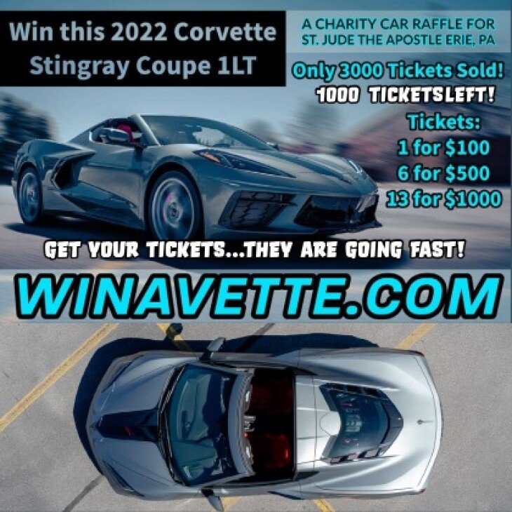 Win a 2022 Corvette Stingray 1LT - Christmas Eve Raffle