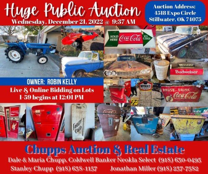 Public Estate Auction - Classic Cars, Trucks, Collectibles, Memorabilia and Parts - Live & Online