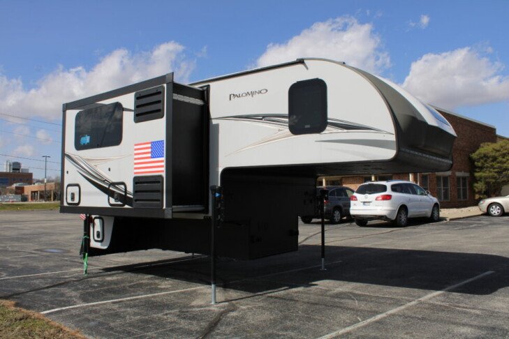 PUBLIC LIVE AUCTION - 2021 PALOMINO TRUCK CAMPER, FURNITURE, GLASSWARE & TOOLS