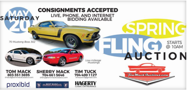 Tom Mack Presents Spring Fling Auction