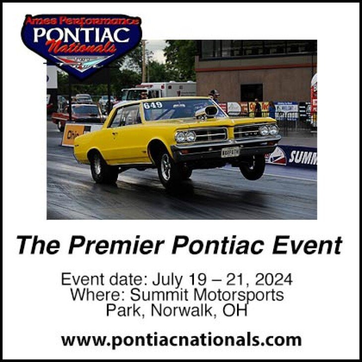2024 Ames Performance Presents THE Premier Pontiac Event