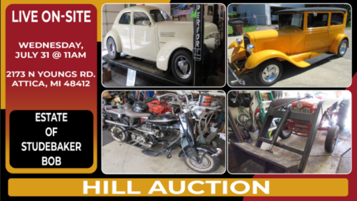 Hill Estate Live Auction - Classic Cars, Powersports & Collectibles