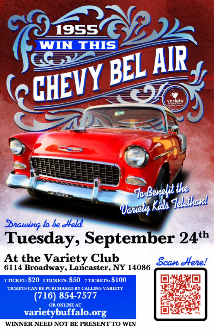 Variety Children's Charity of Buffalo - 1955 Chevy Bel Air Raffle