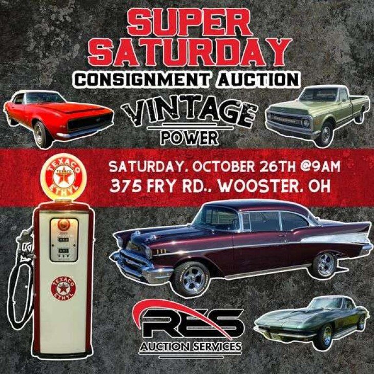 RES Super Saturday Auction - Classic Vehicles, Motorcycles & RV - Live with Online Bidding