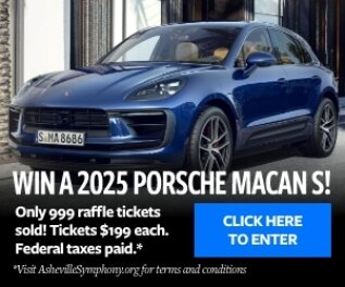 Asheville Symphony Porsche Raffle - 2025 Porsche Macan S