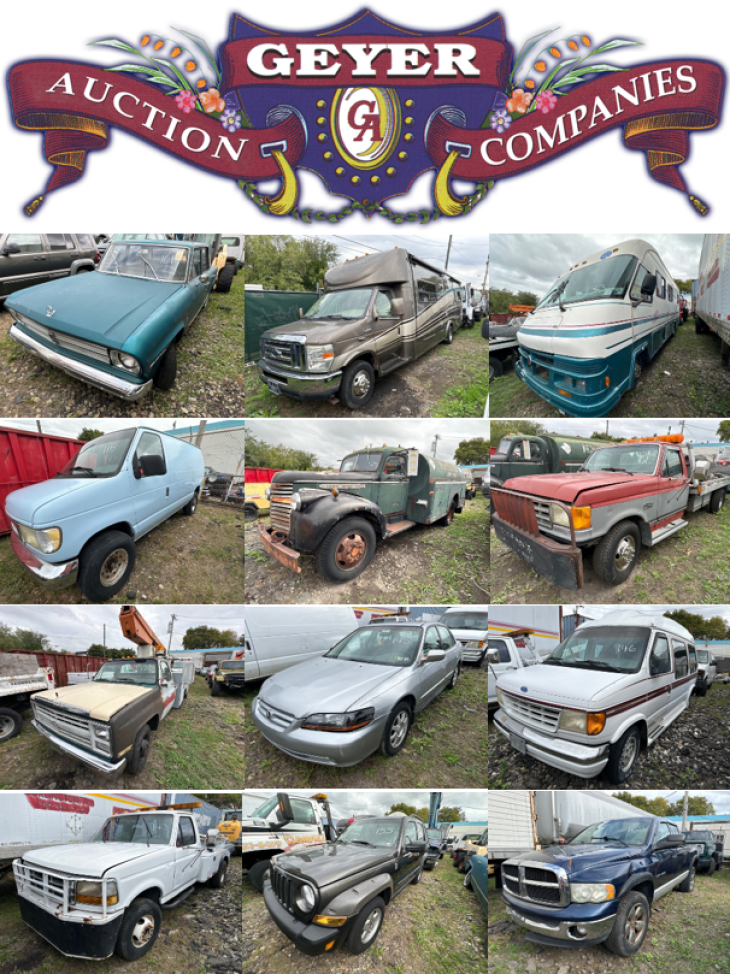 Trucks, Equipment & Vehicles - Online Auction