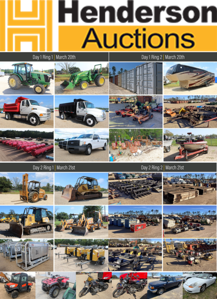 Two-Day Spring Public Live Auction - Vehicles, Powersports & RVs - Live with Online Bidding