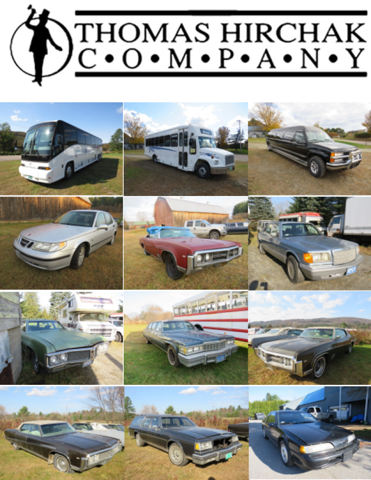 Estate Auction: Buses, Limousines, Collector Cars, Daily Drivers, Automotive Tools & Equipment