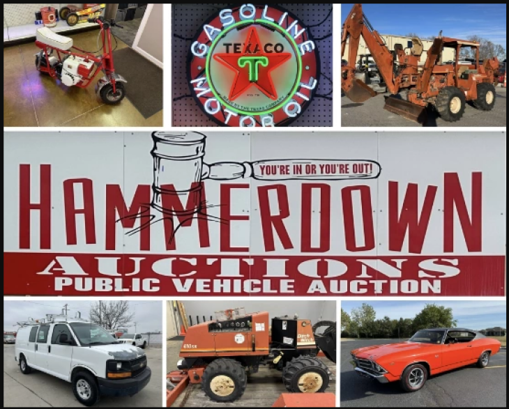 Hammerdown Public Auto Auction - Collector Vehicles & Equipment - Live with Online Bidding