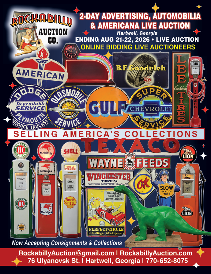 Two Day Advertising, Automobilia, & Americana - Live with Online Bidding