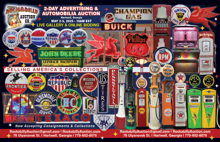 Two Day Advertising, Jukeboxes, & Automobilia Auction - Live with Online Bidding