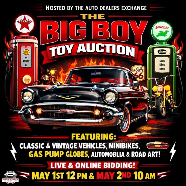 ANNUAL SPRING BIG BOY TOY AUCTION - Live with Online Bidding