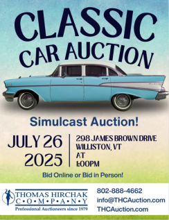 Classic Car Simulcast Auction - Live with Online Bidding