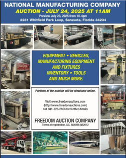 ONSITE AUCTION - MANUFACTURING FACILITY - EQUIPMENT - CLASSIC CARS