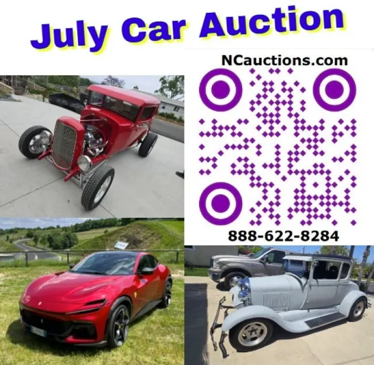 2025 July Vista Classic Car Auction - Online Only