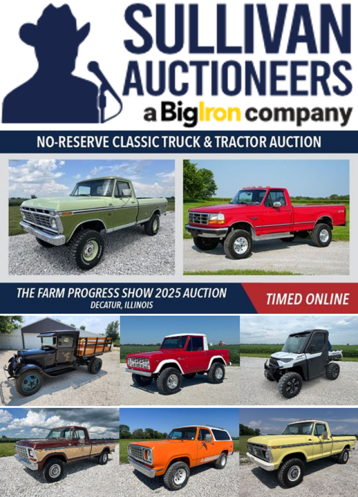 NO-RESERVE CLASSIC TRUCK & TRACTOR AUCTION - ONLINE ONLY