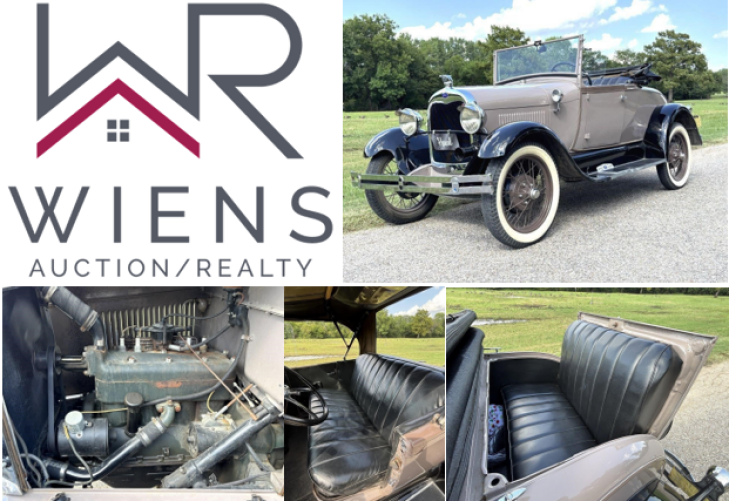 1929 FORD MODEL A ROADSTER - ONLINE ONLY AUCTION