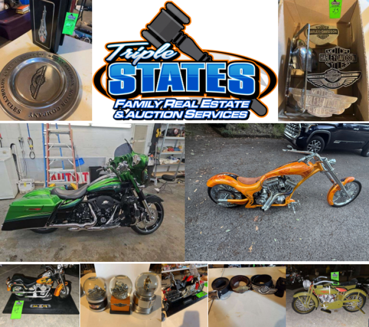 Estate Auction - Motorcycles, Harley-Davidson Memorabilia & Collectibles - Online Only