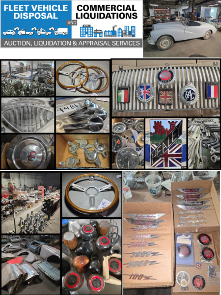 British Car Restoration Shop 3-Day Liquidation Auction – Online Only