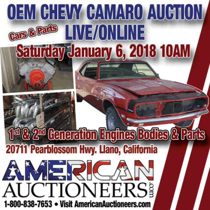 CAMARO COLLECTION PARTS AND CARS