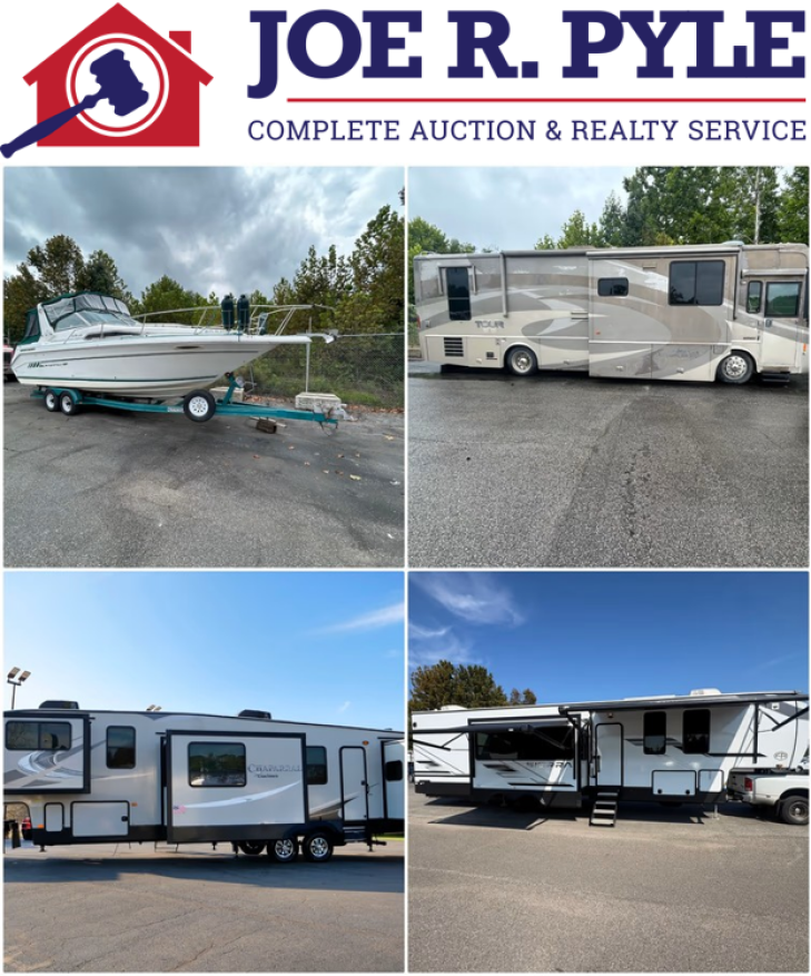 Weekend Adventure Online Auction - Campers, RV, and Boat