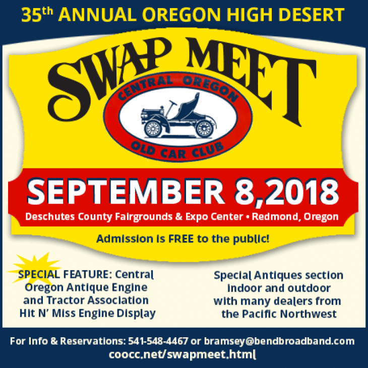 35th ANNUAL OREGON HIGH DESERT SWAP MEET & CAR SHOW