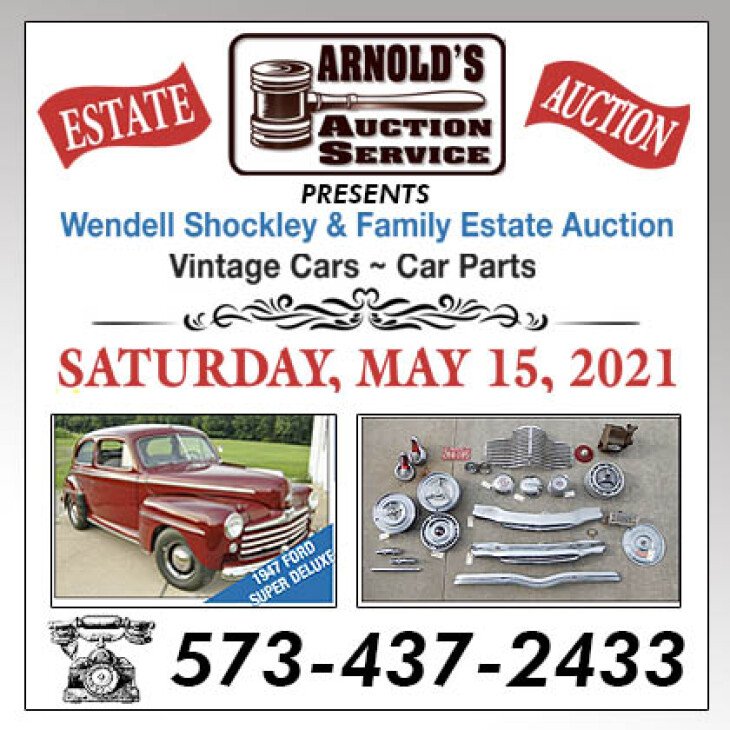 Arnold's Auction Service Wendell Shockley Estate and Family