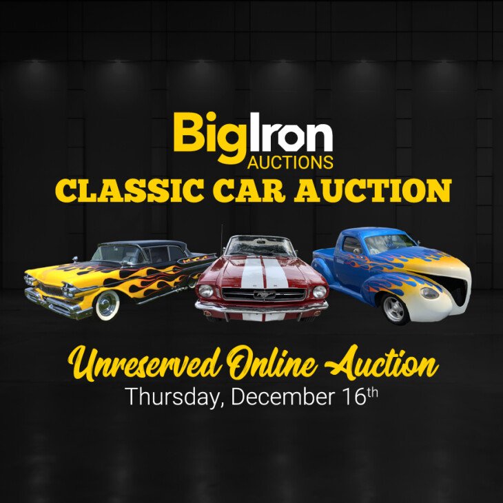Classic Car Auction Auction - Farm Equipment, Construction Equipment, Trucks & Trailers - ONLINE ONLY