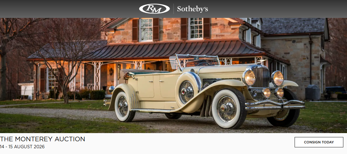 RM Sotheby's  - Annual Monterey Classic Car Auction