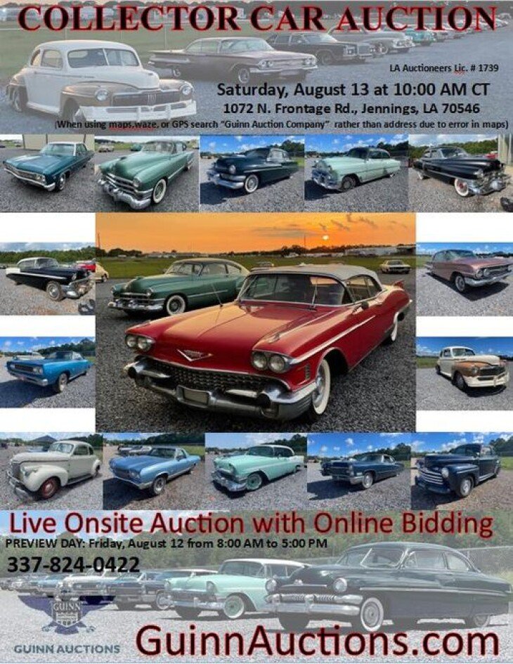 Collector & Classic Car Auction - Live and Online Bidding