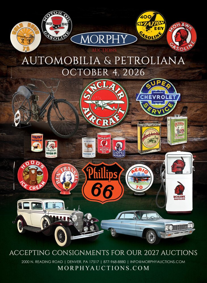 Morphy Automobilia & Petroliana Advertising Auction - Live & Online Bidding